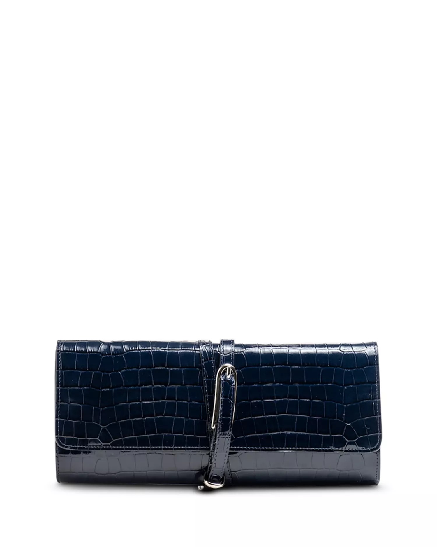 Leather Belted Clutch