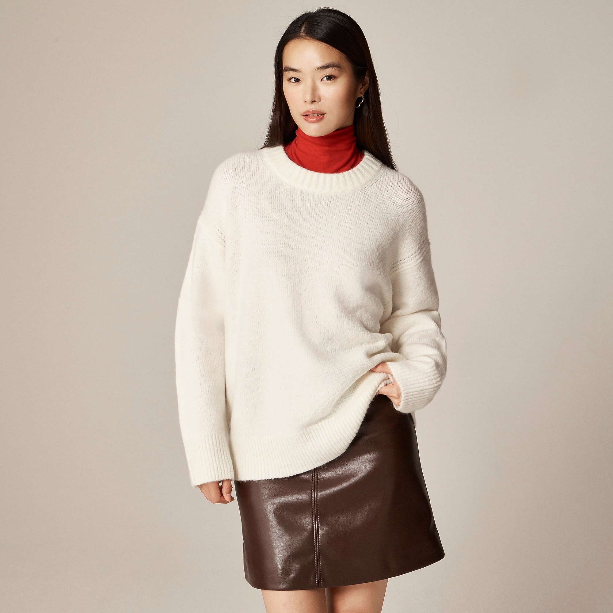 jcrew, Relaxed Crewneck Pullover