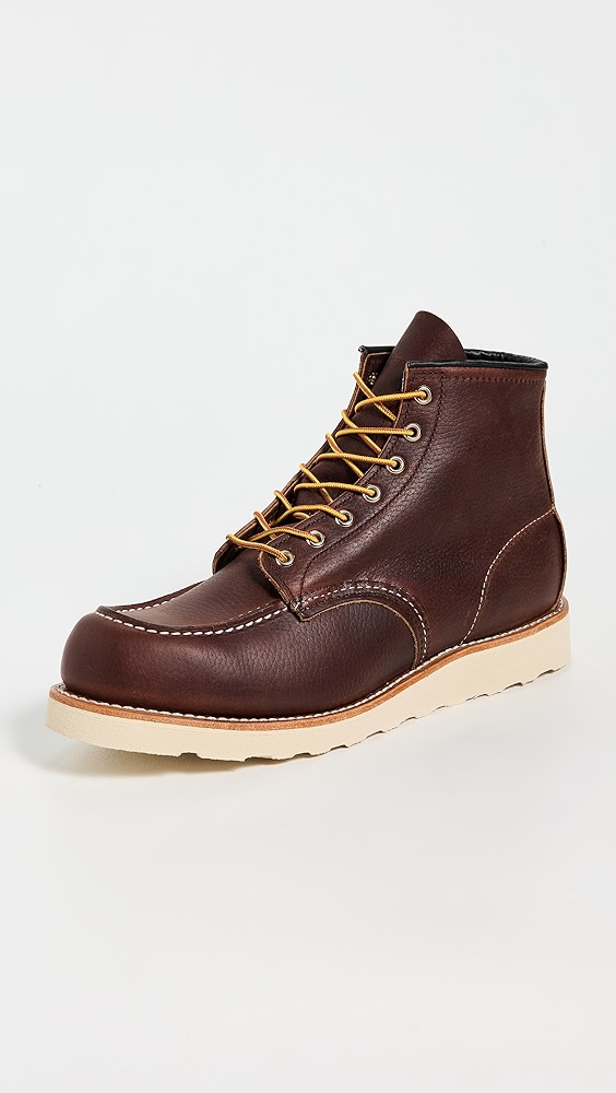 Red Wing 6-In Classic Moc Oil Slick Leather Boots