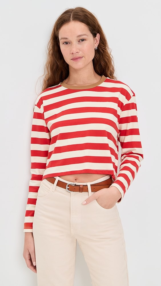 State &amp;amp; Lake Cricket Striped Tee