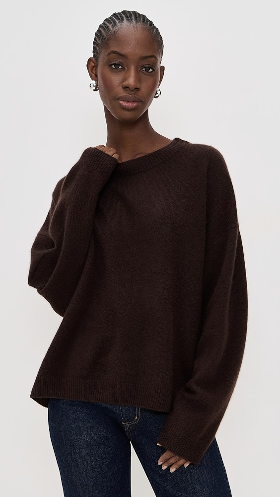 Staud Serrano Cashmere Relaxed Crew