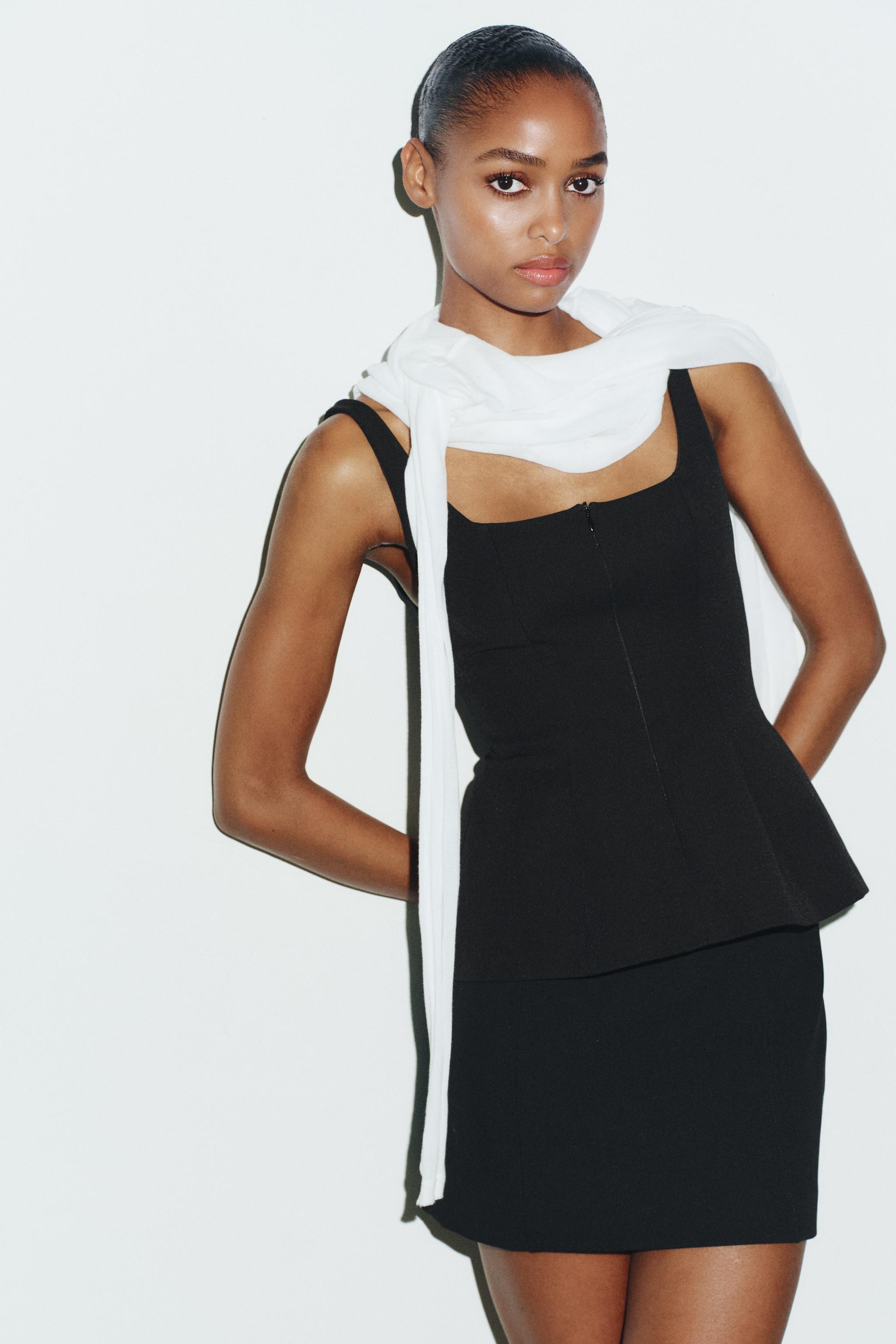 High-Waisted Mini Skirt