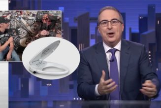John Oliver Auctions Off Bidet Signed by GWAR's Blöthar to Benefit Public Media