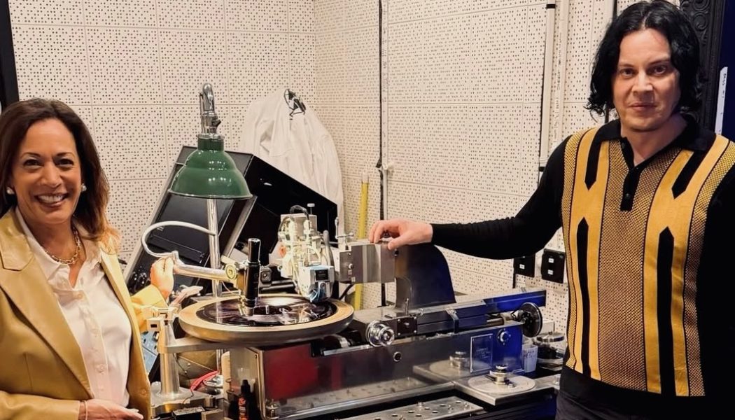 Kamala Harris Visits Jack White at Third Man Records