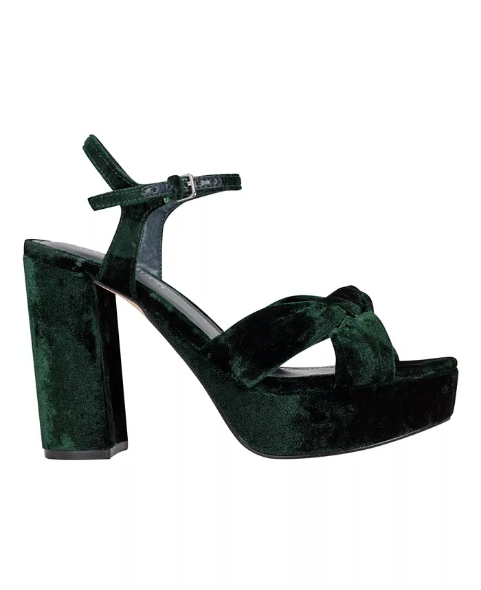 Marc Fisher Deren High Block Heel Platform Sandals