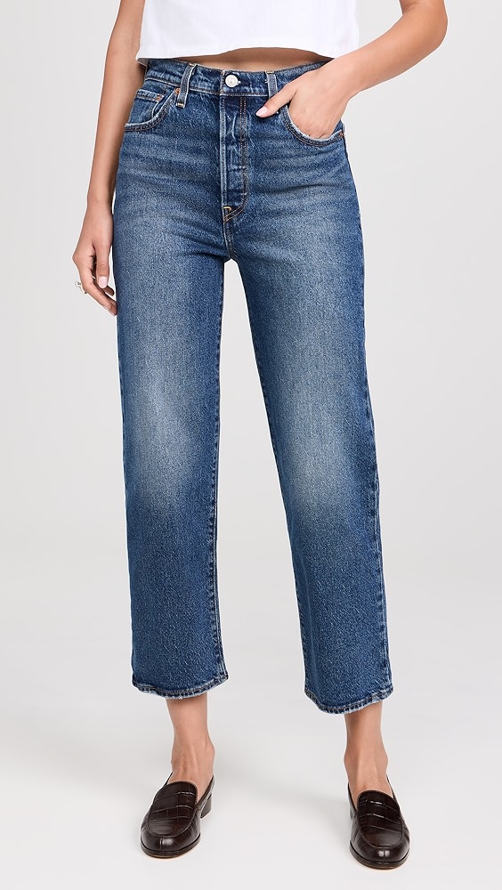 Levi&#039;s Ribcage Straight Ankle Jeans