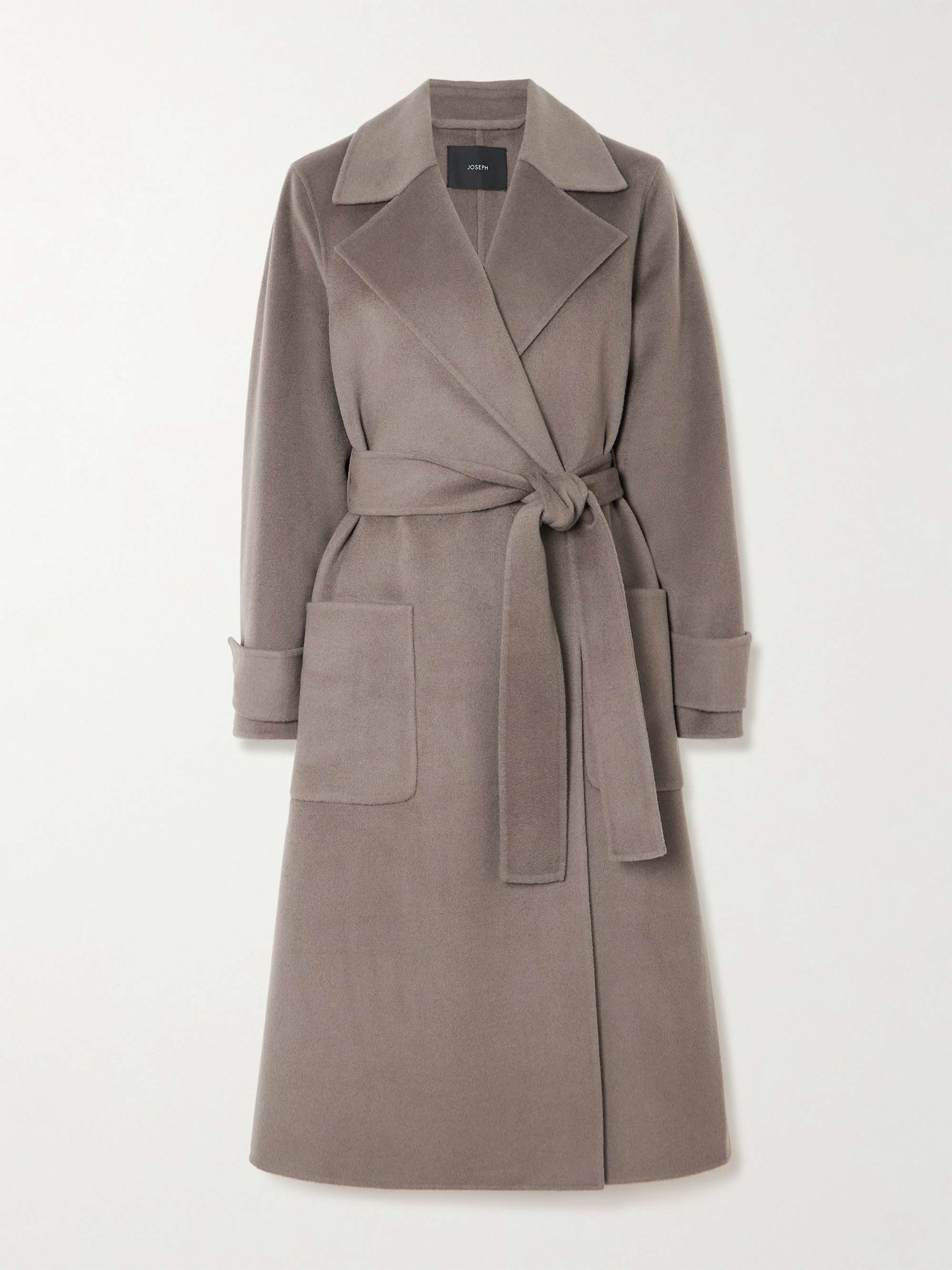 Arline Belted Wool and Cashmere-Blend Coat