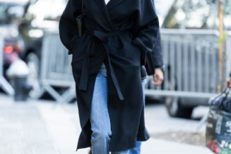 No Buttons, Not Double-Breasted—This Is The Classic Coat Trend Kendall, Dakota and Anya are Wearing Instead