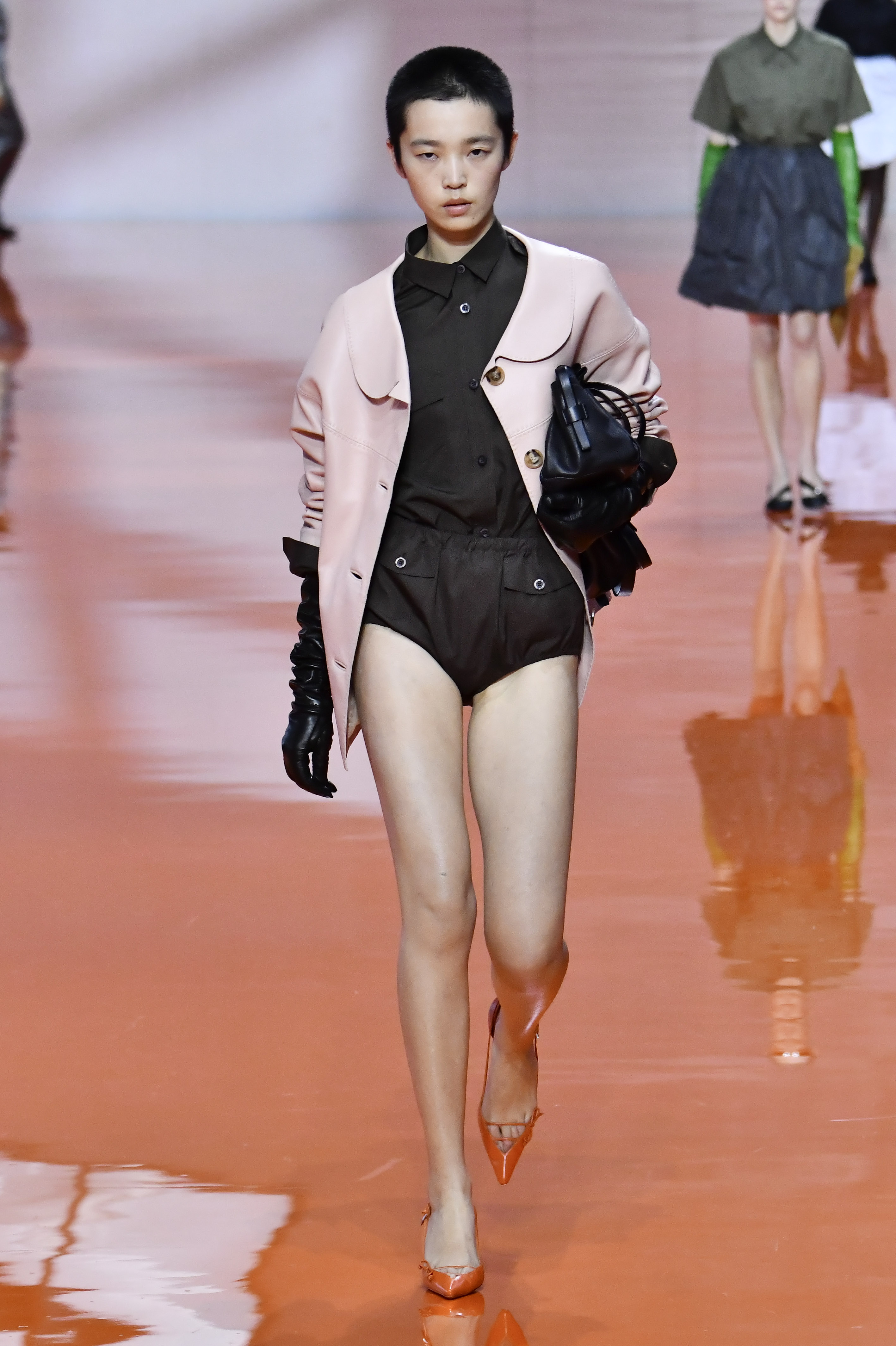 Sabrina Carpenter wears Prada underwear straight off the runway