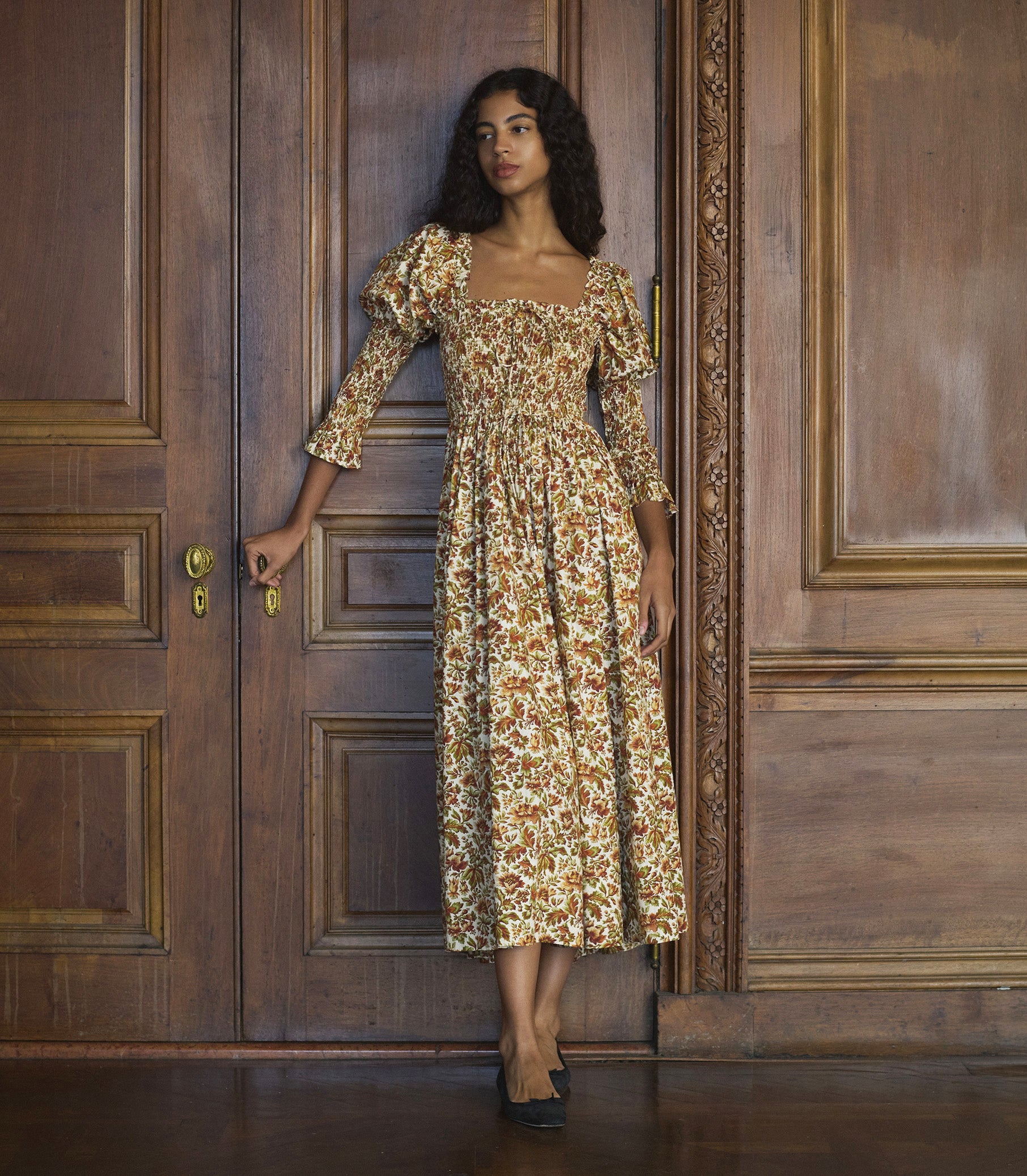 Bijou Dress -- Ivory R&amp;Ecirc;ve Des Jardins