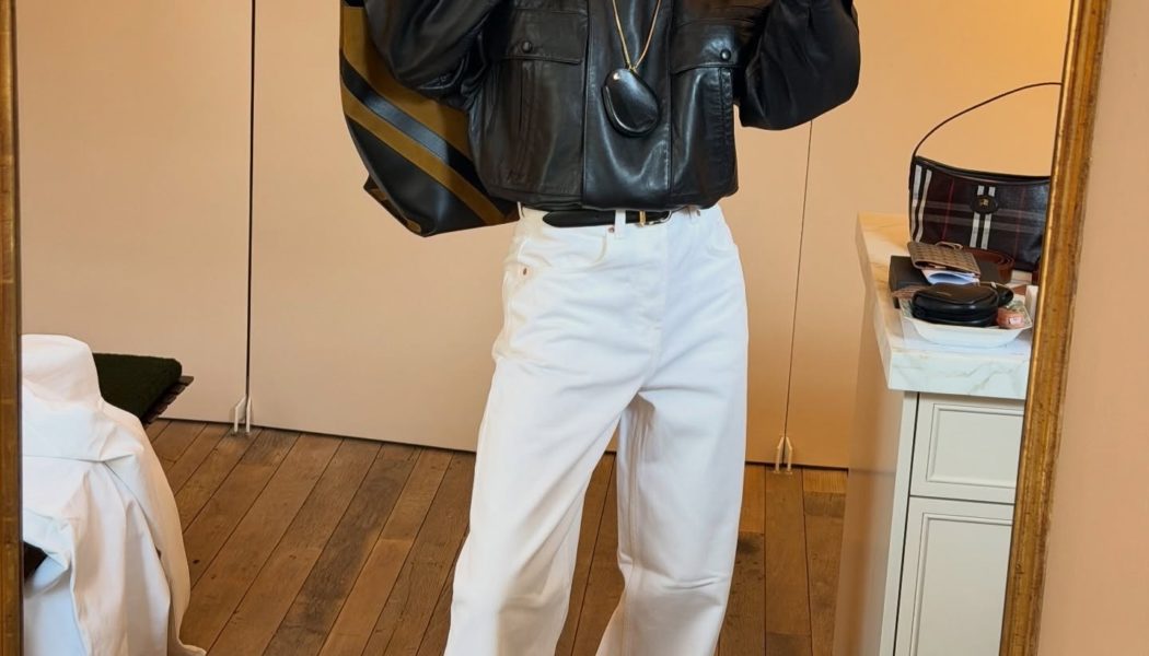 Okay, Noted—the Most Elegant Dresser I Follow Just Traded In Her Dark-Wash Denim for This Controversial Color Trend