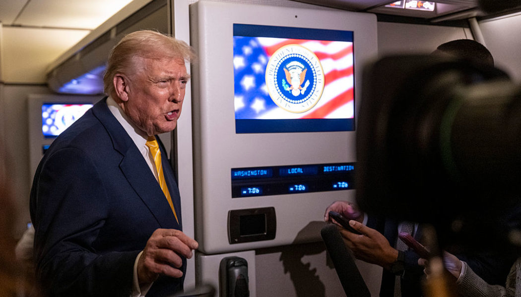 President Donald Trump Says Tariff Dividend Checks Delayed To 2026