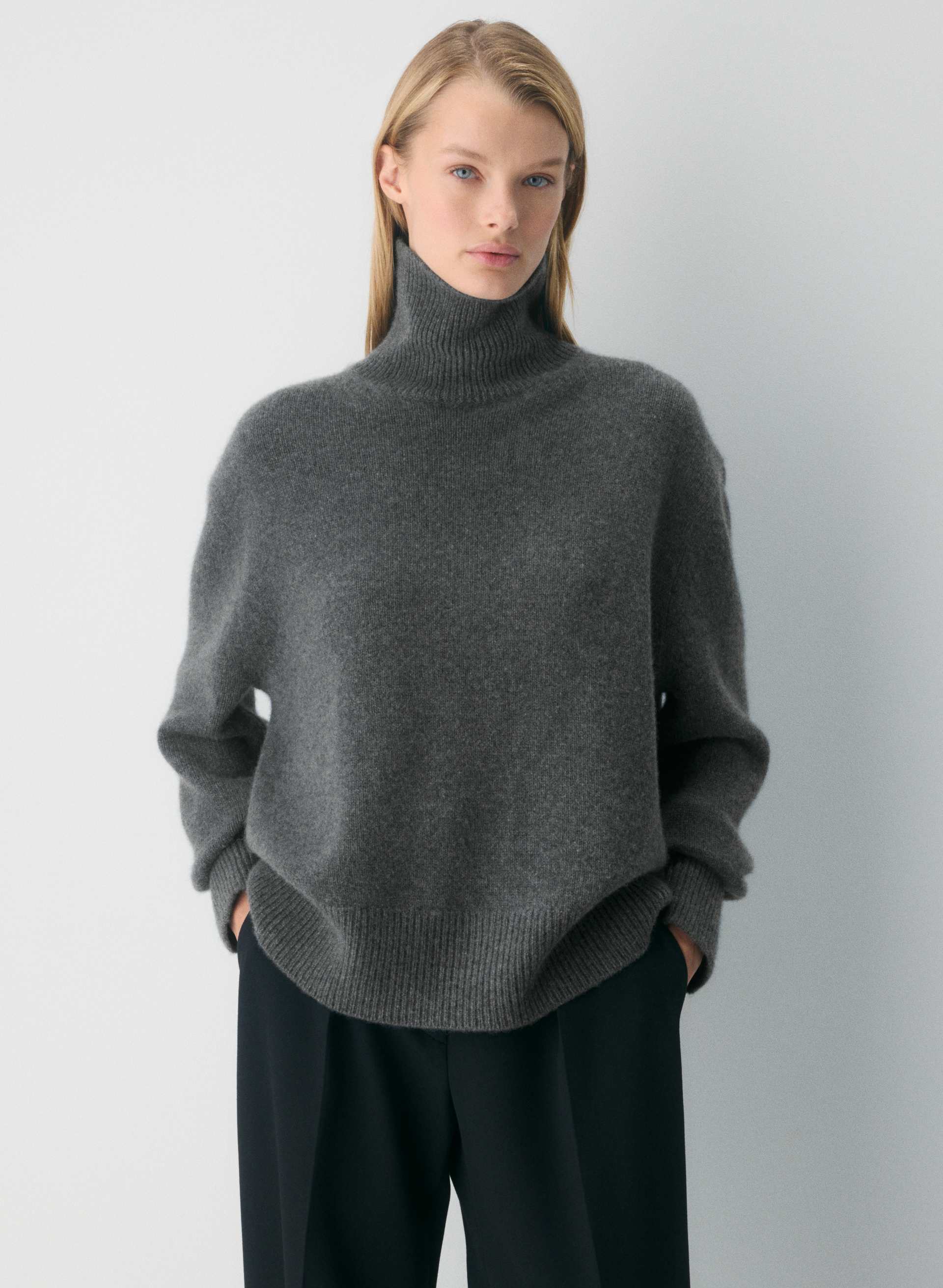 Aritzia, Plush Cashmere Oversized Turtleneck