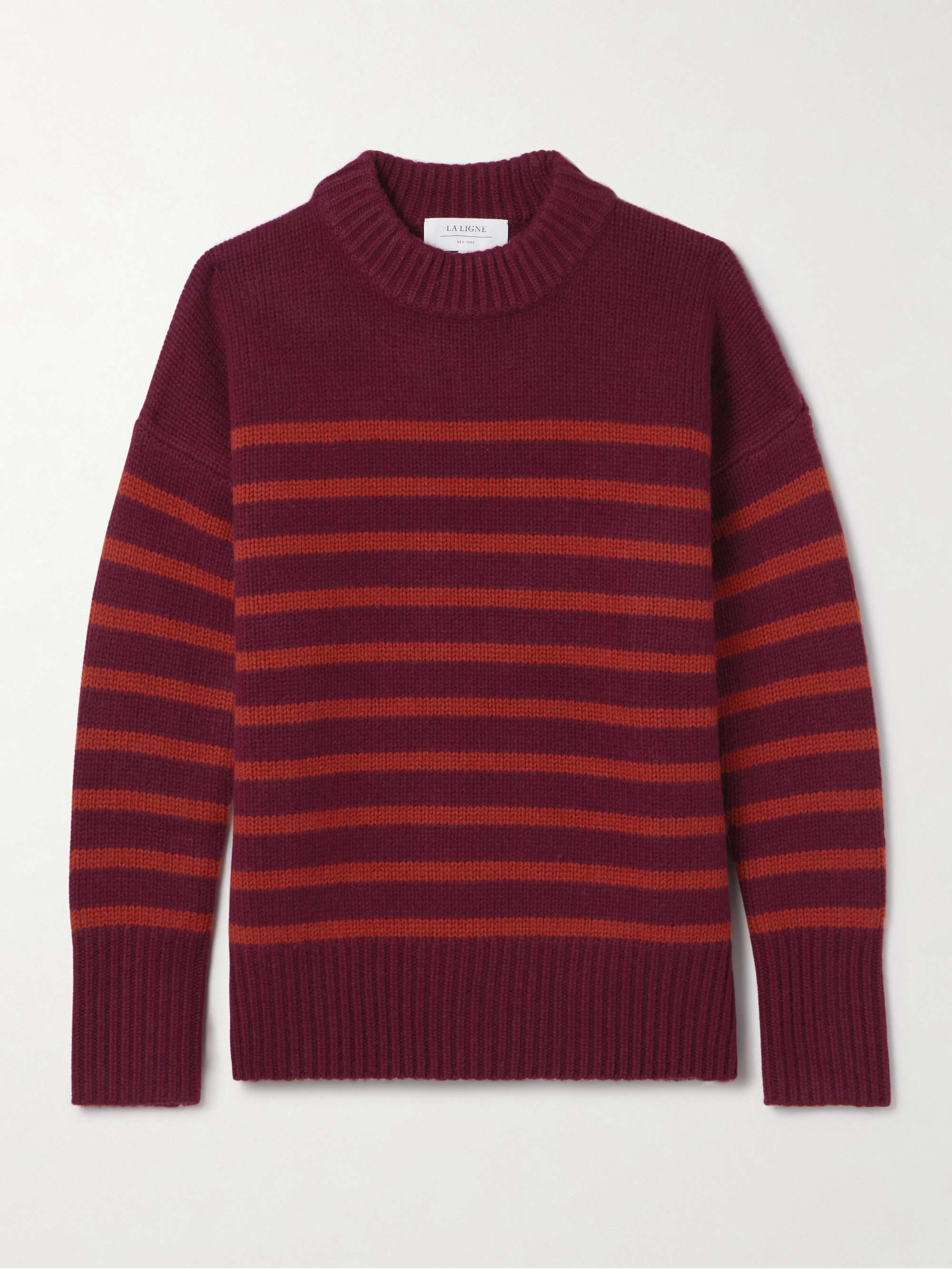 Marin Striped Wool and Cashmere-Blend Sweater