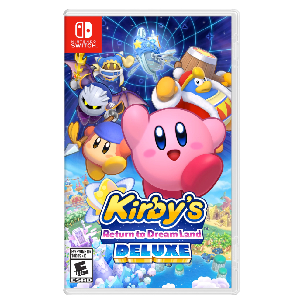 Kirby's Return to Dream Land Deluxe on a white background.