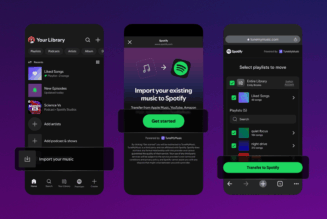 Spotify simplifies importing playlists from other streaming services