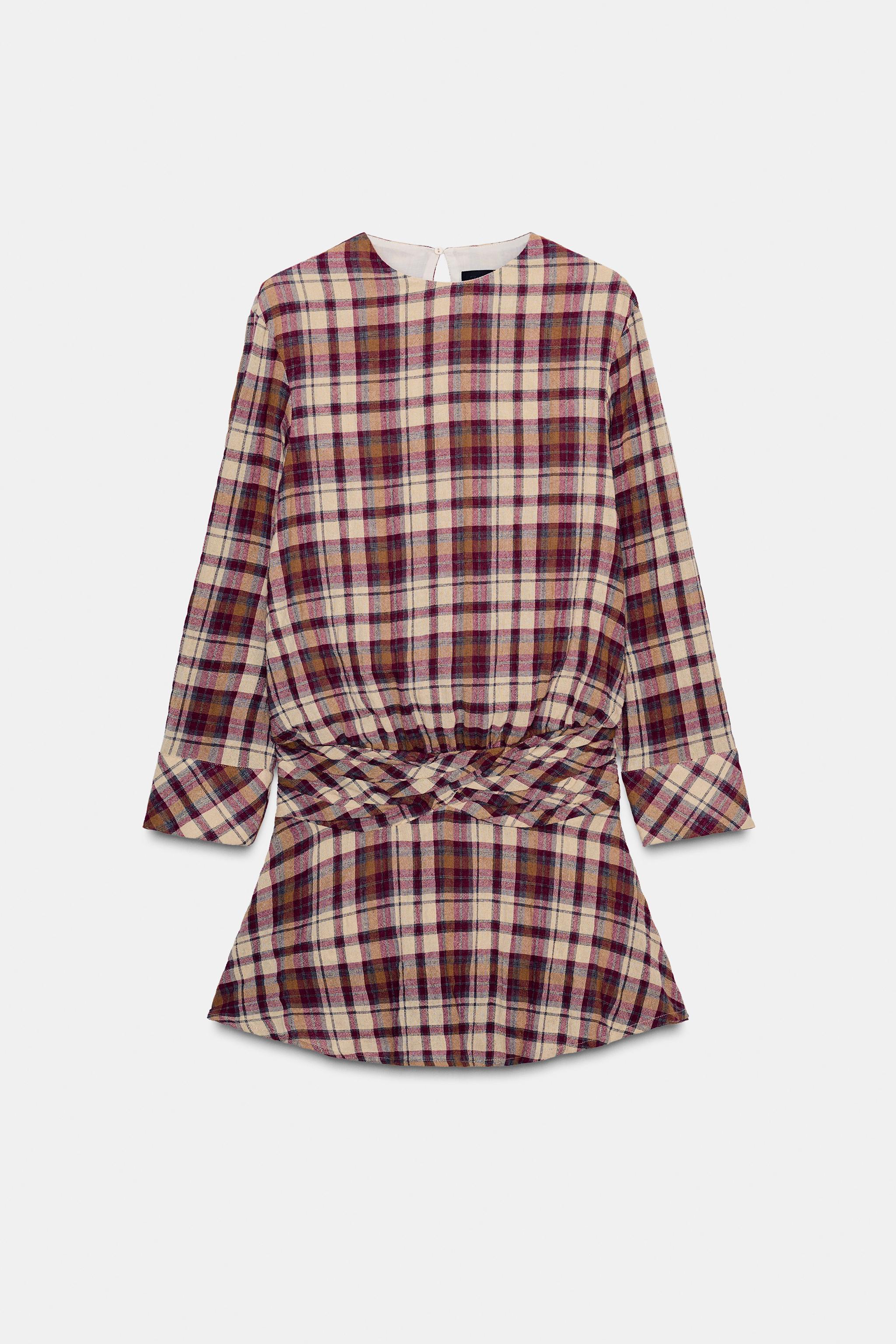 Plaid Mini Dress