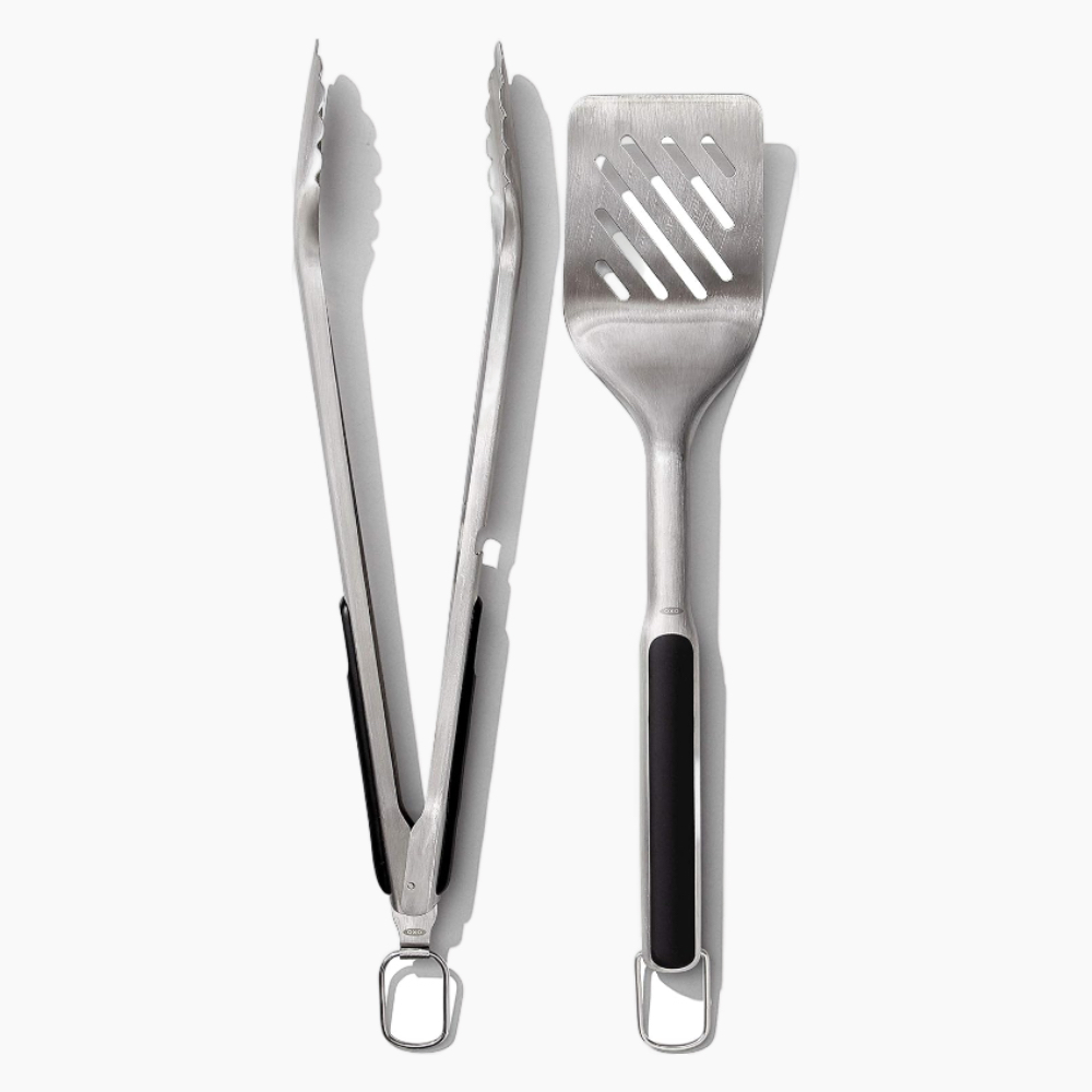 OXO Good Grips Grilling Tools on a white background.