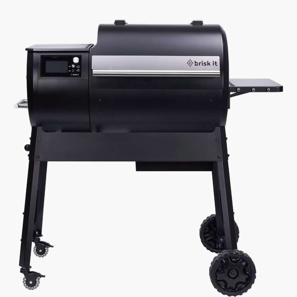 Brisk It Origin-580 Electric Wood Pellet Smoker Grill on a white background.