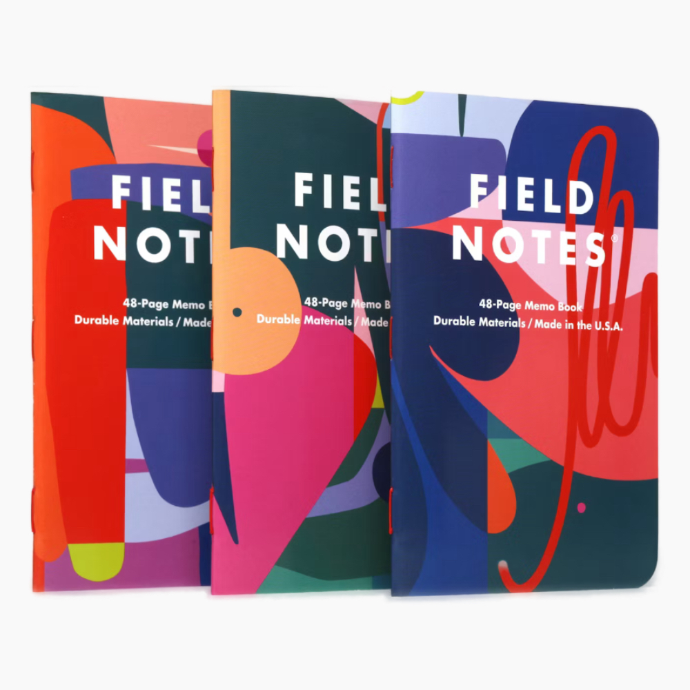 Field Notes (three-pack) on a white background.