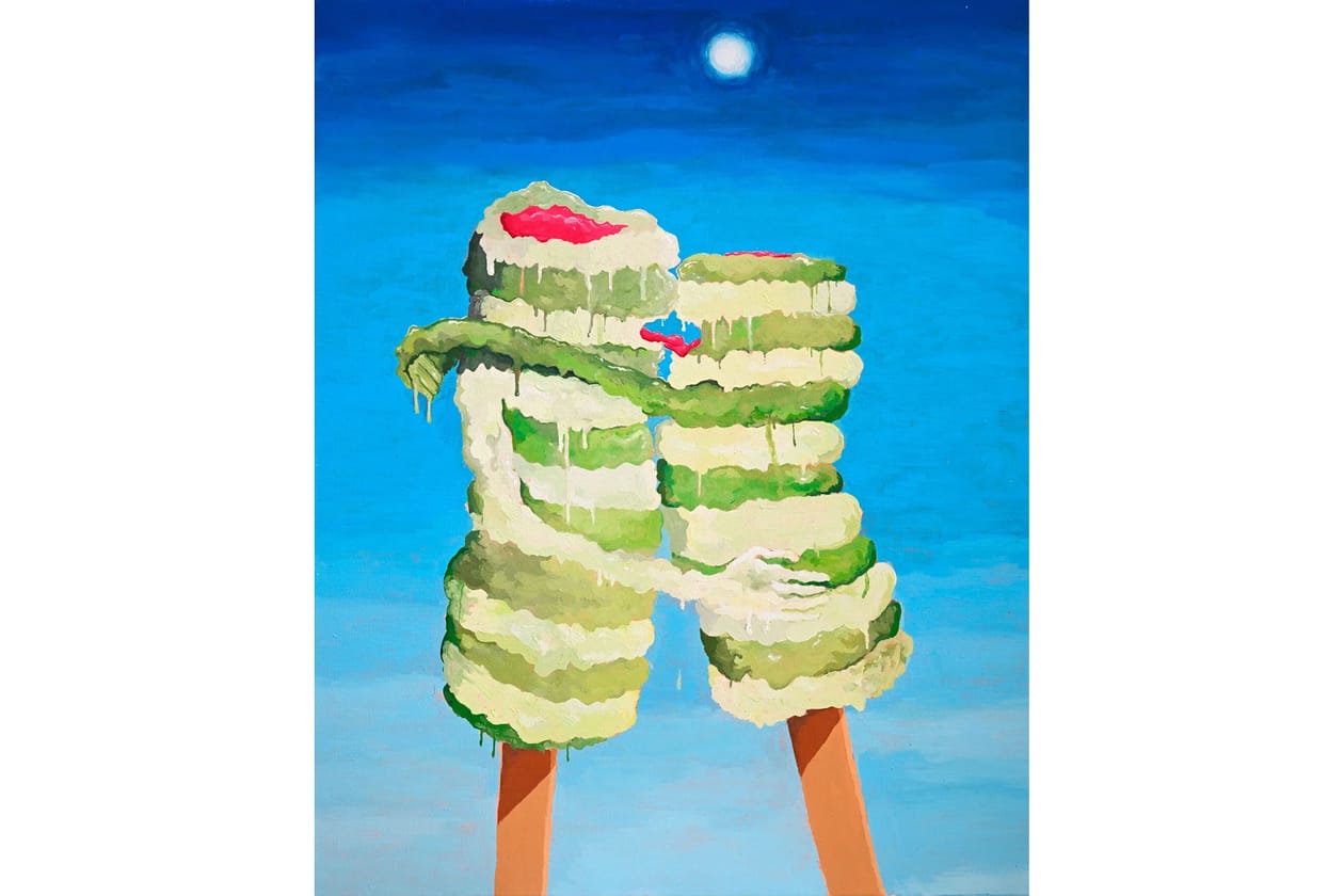 Reuben Dangoor 'This Lime Green and Pleasant Land' London Art Artworks