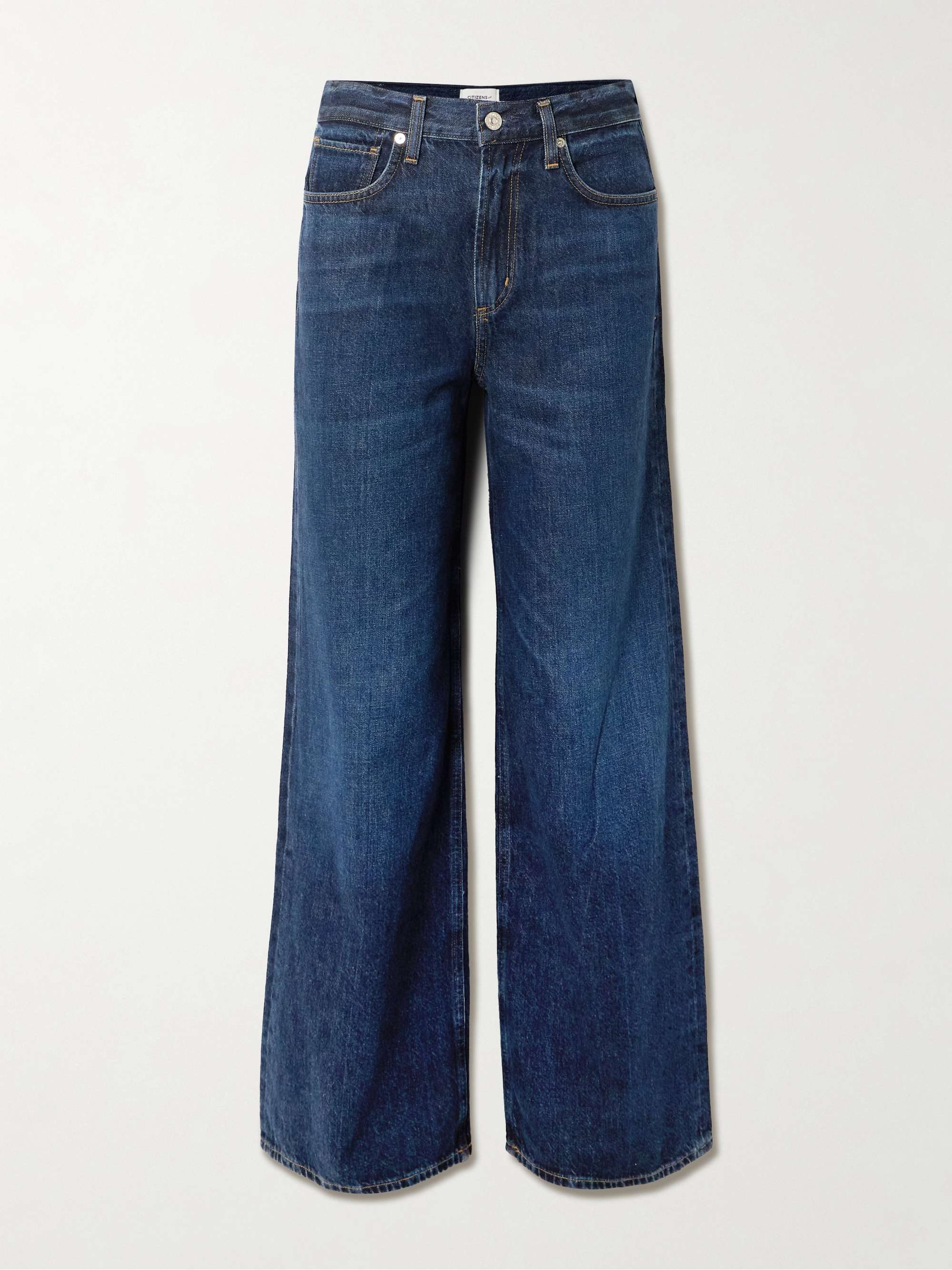 Paloma Mid-Rise Wide-Leg Jeans