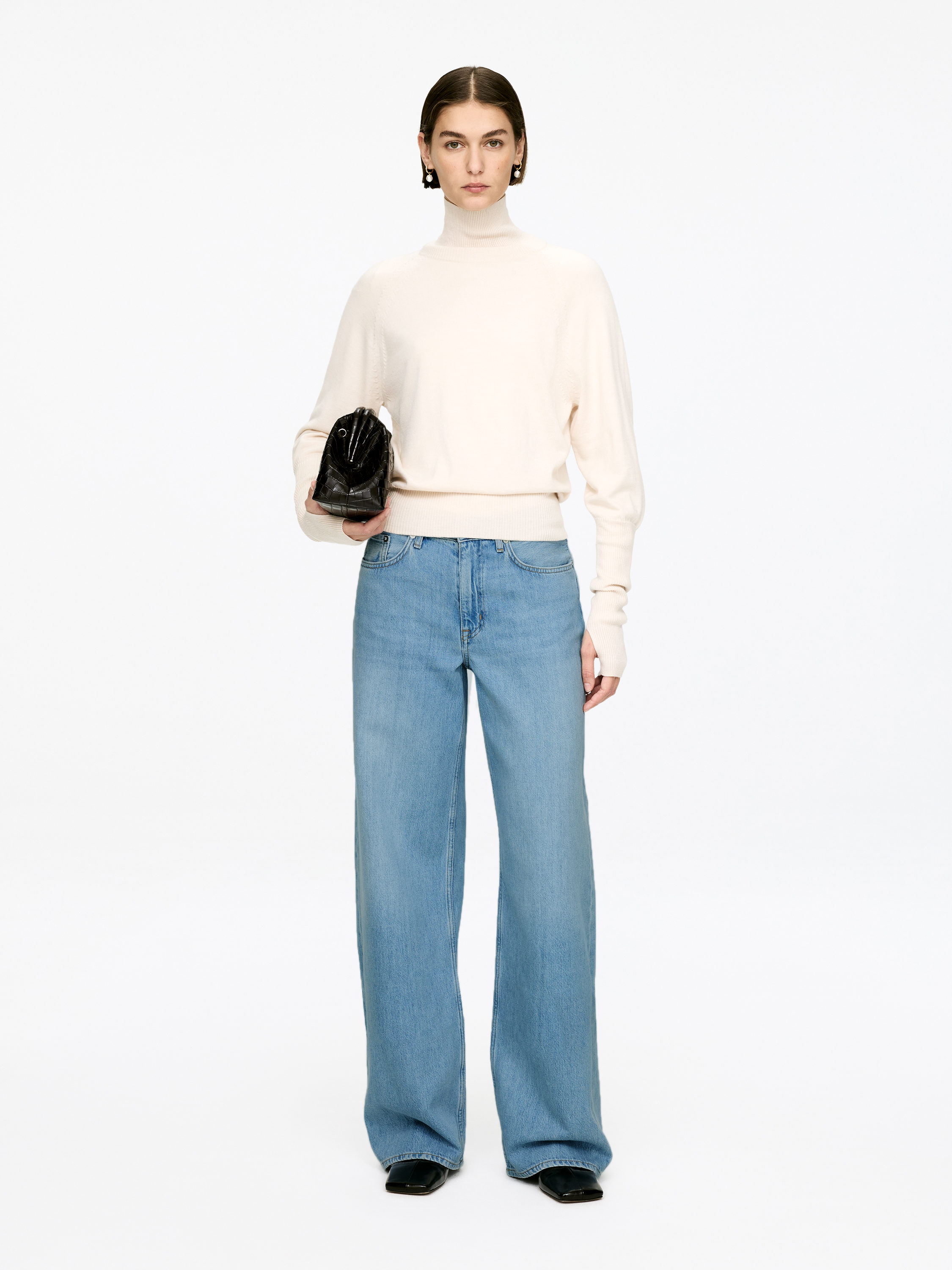 Cloud Loose Wide Jeans &amp;ndash; Blue &amp;ndash; Women &amp;ndash; Arket Gb