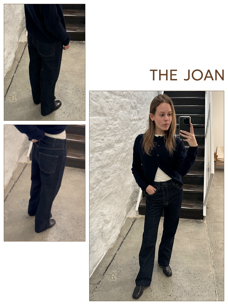 Nikki tries on nili lotan jeans in the brand&#039;s tribeca nyc store