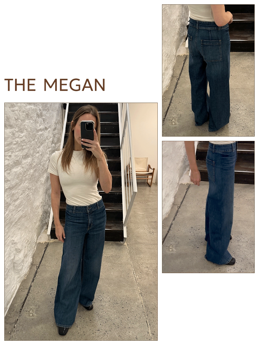 Nikki tries on nili lotan jeans in the brand&#039;s tribeca nyc store