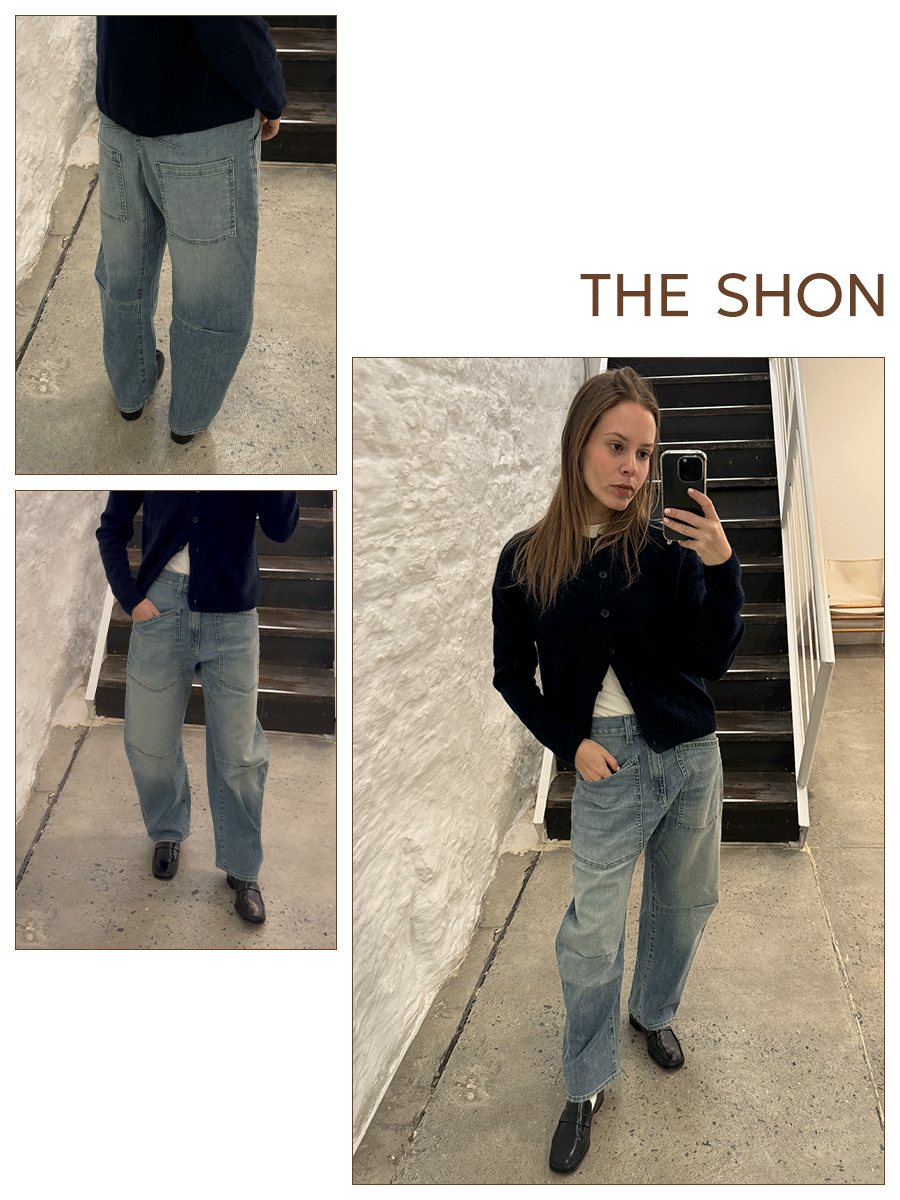 Nikki tries on nili lotan jeans in the brand&#039;s tribeca nyc store