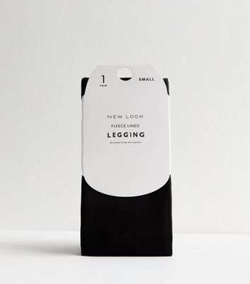Black Fleece Lined Leggings