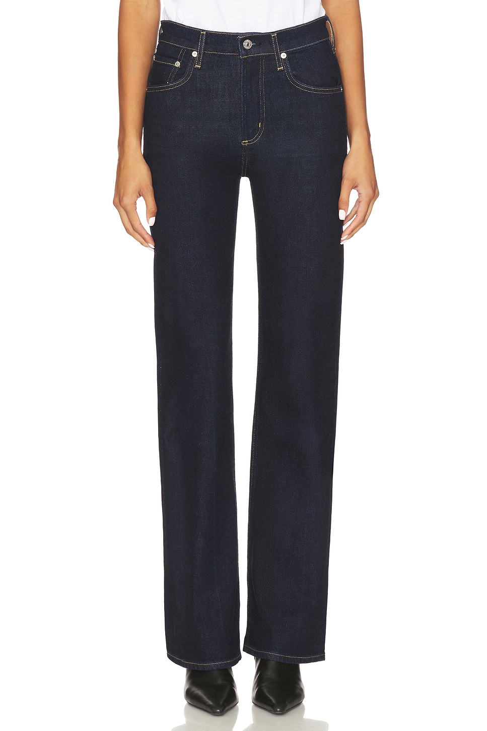 Vidia Mid Rise Boot Jeans