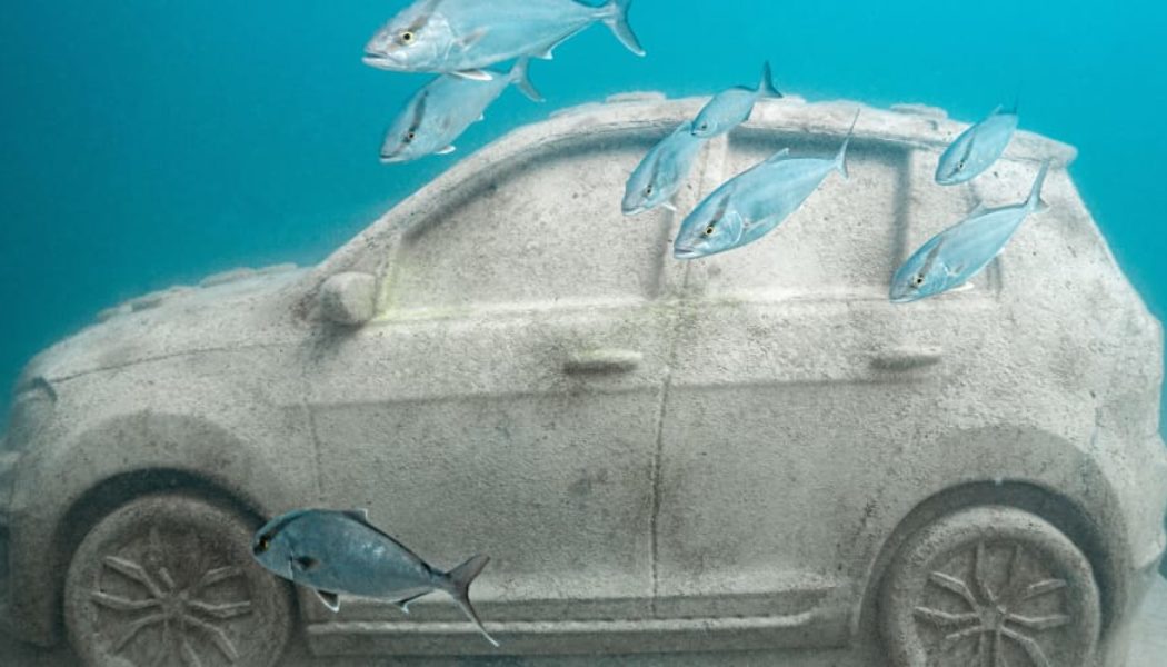 22 Cars, 20 Feet Down: Leandro Erlich Unveils 'CONCRETE CORAL' at Miami Art Week