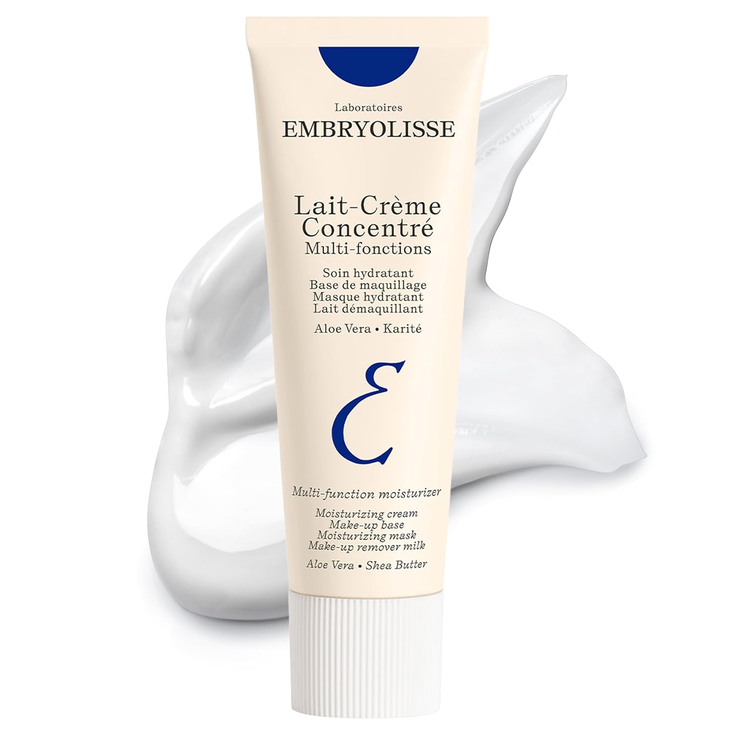 Embryolisse Lait-Cr&amp;egrave;me Concentr&amp;eacute;, Multifunction Daily Face Moisturizer and Makeup Primer, Suitable for All Skin Types. French Face Cream With Shea Butter &amp;amp; Aloe Vera. Travel Size