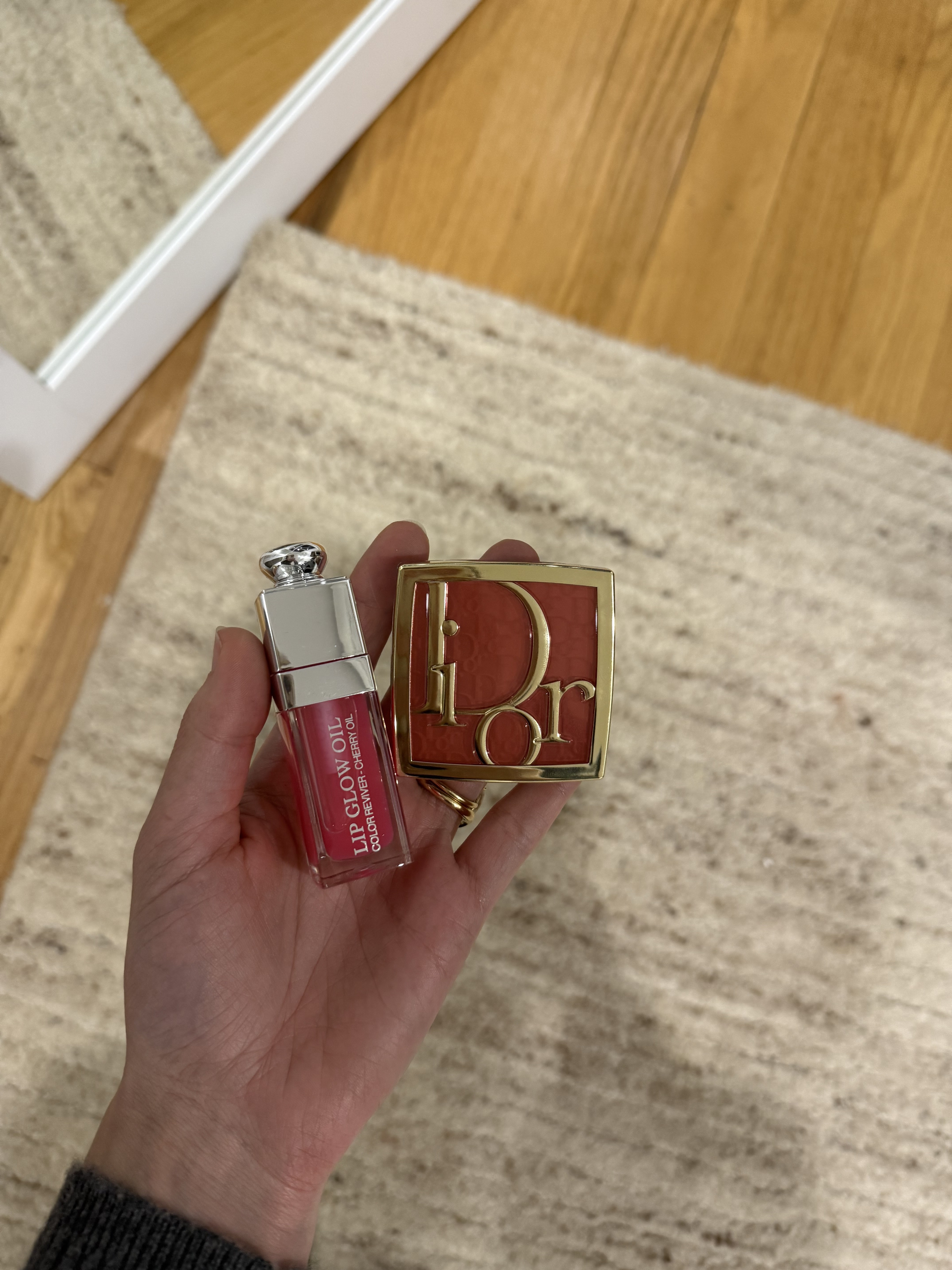 Jamie Schneider testing French makeup