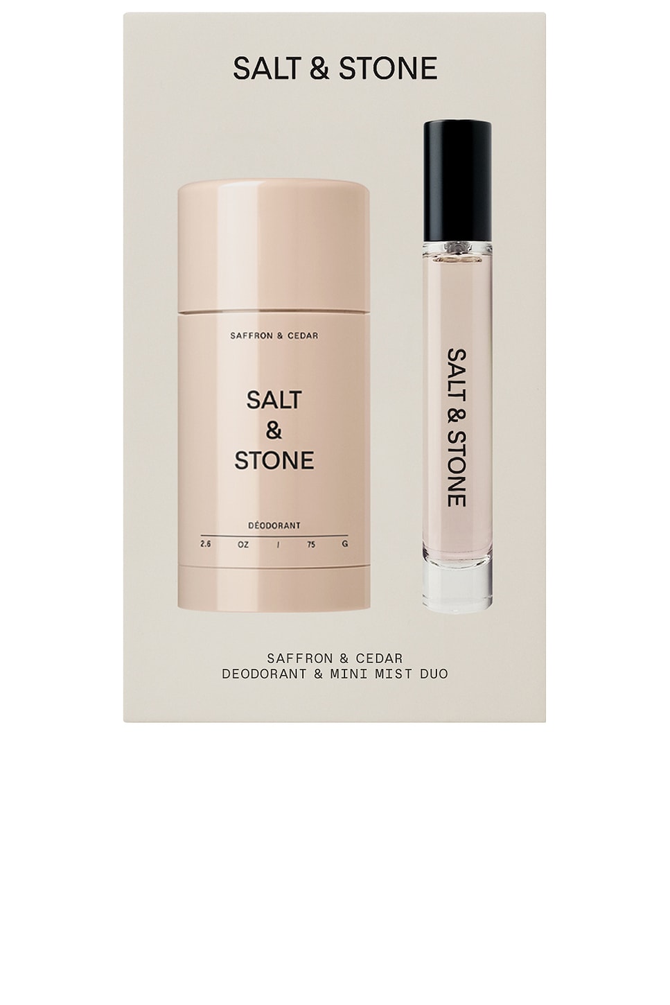 Saffron &amp;amp; Cedar Deodorant + Mini Mist Duo