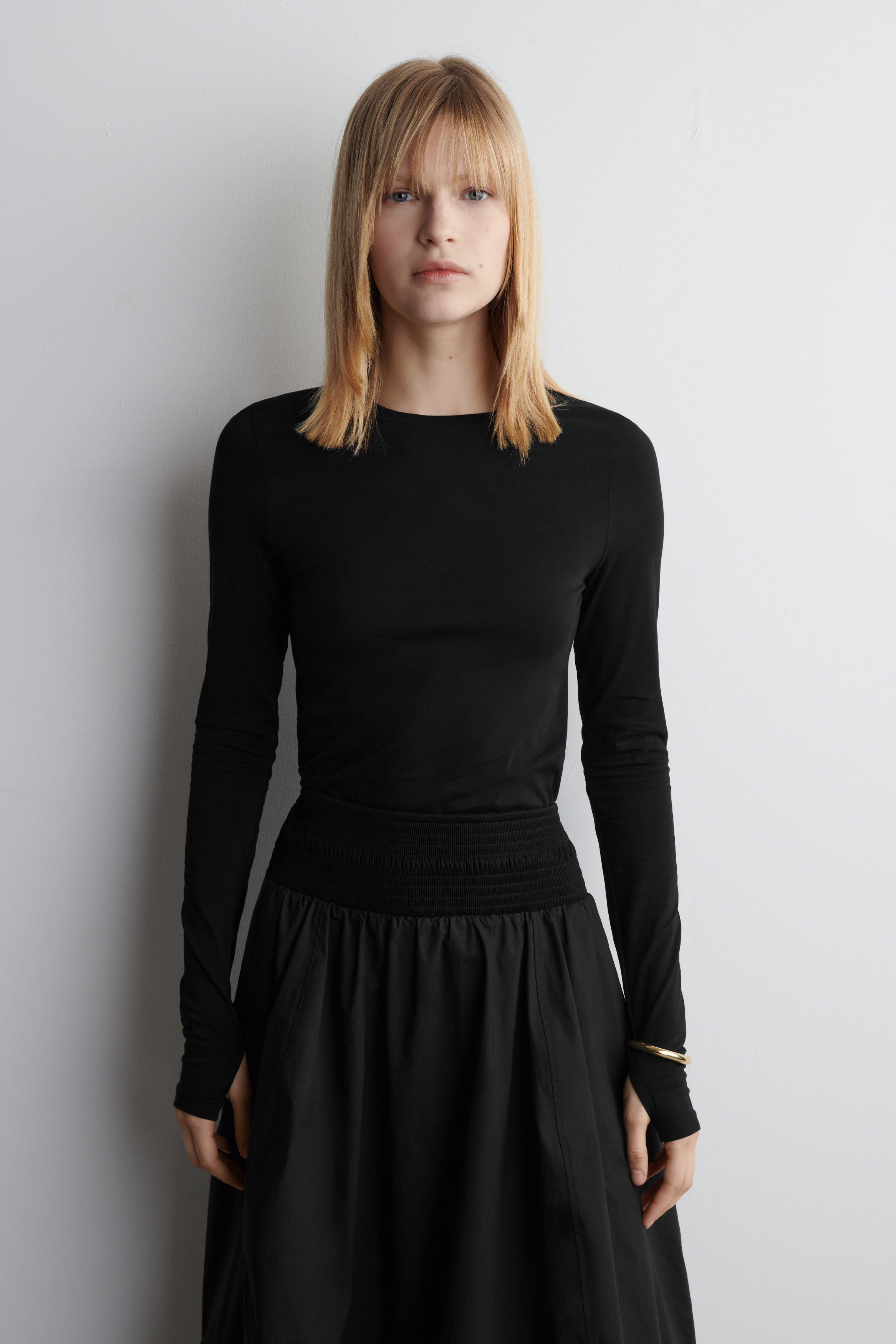 Slim Lightweight Long-Sleeved Top