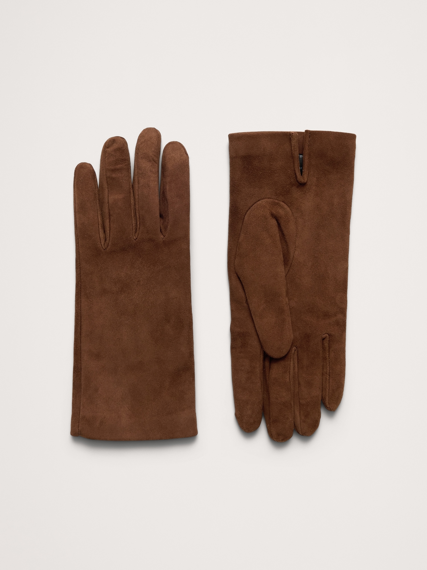 Italian Suede Cashmere-Lined Gloves