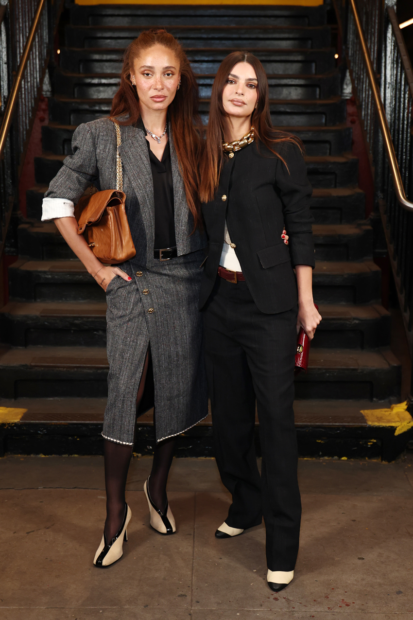 Adwoa Aboah and Emily Ratajkowski at Chanel M&amp;eacute;tiers d&#039;Art Show 2026