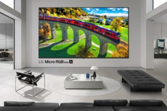 A new Micro RGB TV is coming from LG