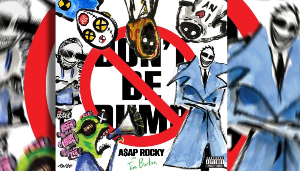 A$AP Rocky Debuts ‘DON’T’ BE DUMB’ Album Cover, Announces Film With Tim Burton