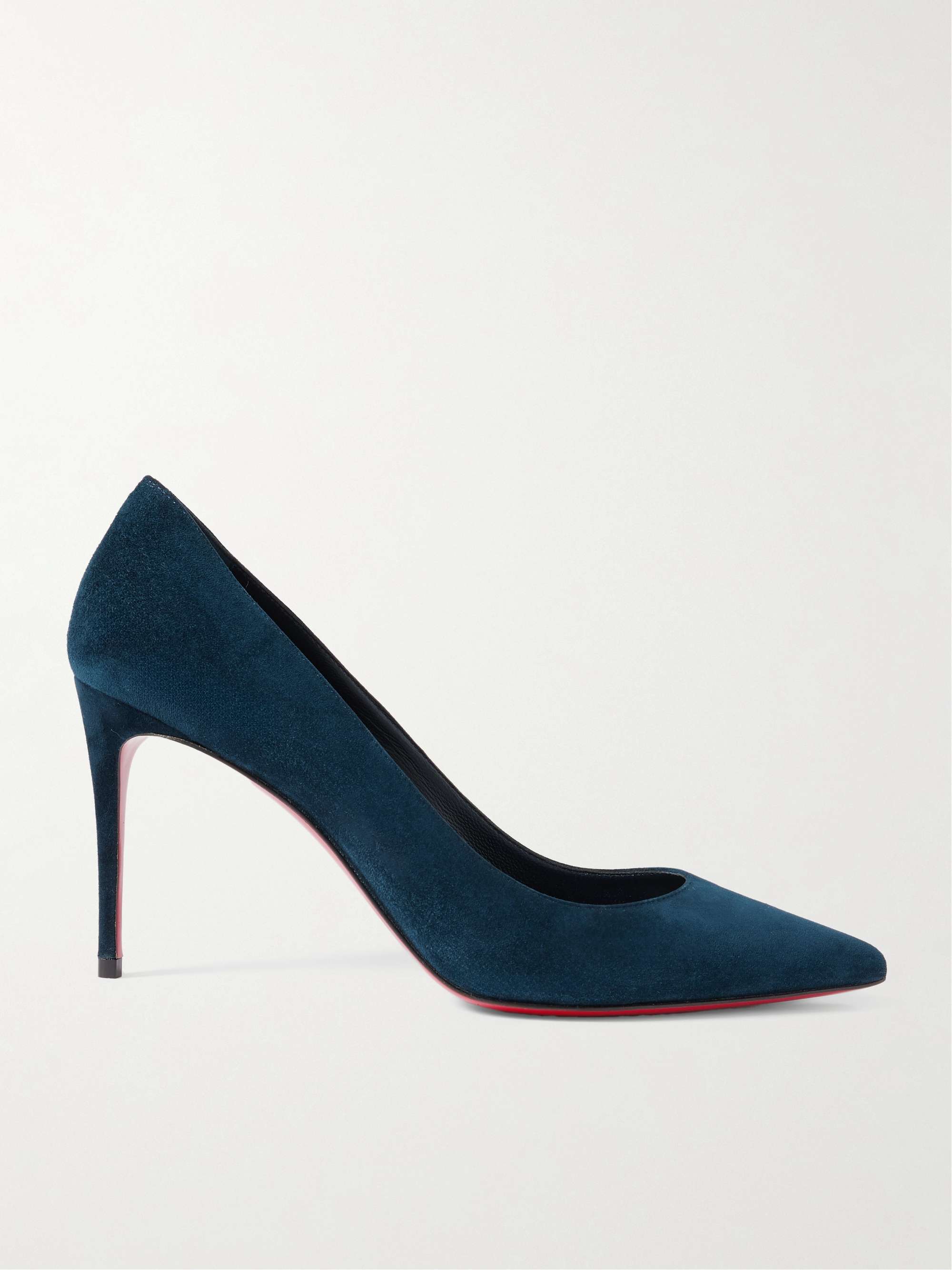 Kate 85 Suede Point-Toe Pumps