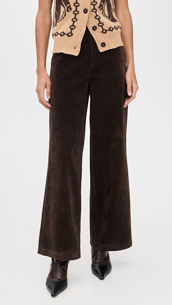 Joe's Jeans the Mia Ankle Vegan Suede Pants