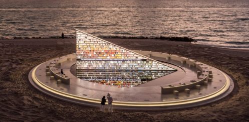 Es Devlin Makes a Book Club Out of Miami's Beachfront in “Library of Us”