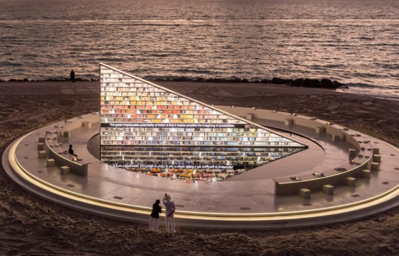 Es Devlin Makes a Book Club Out of Miami's Beachfront in “Library of Us”