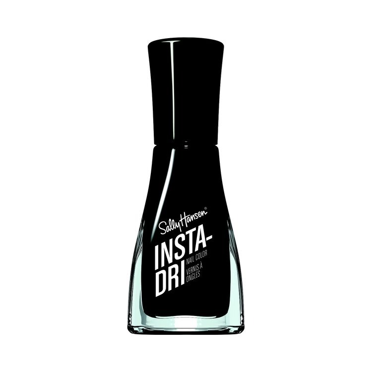 Sally Hansen Insta-Dri, Black to Black Nail Color