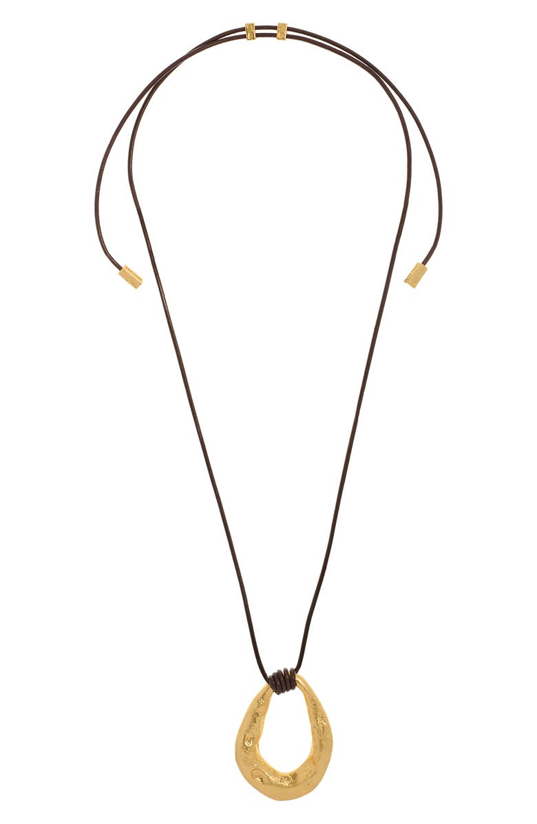 Momo Molten Link Pendant Necklace