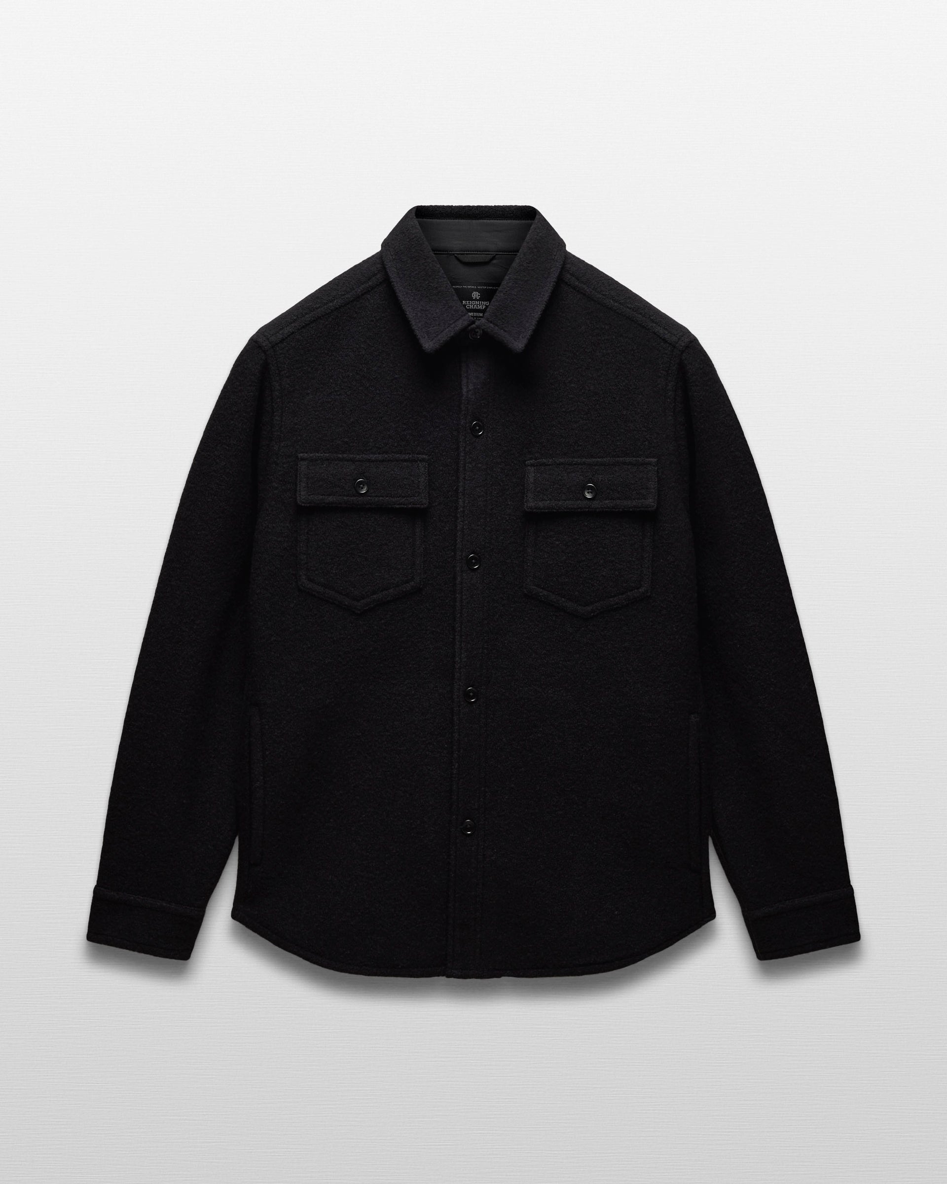 Boiled Wool Warden Overshirt