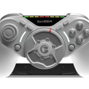 GameSir put a tiny force feedback steering wheel on its new Swift Drive controller