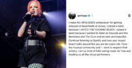 Garbage’s Shirley Manson Rages Out Over Beach Balls Thrown at Stage